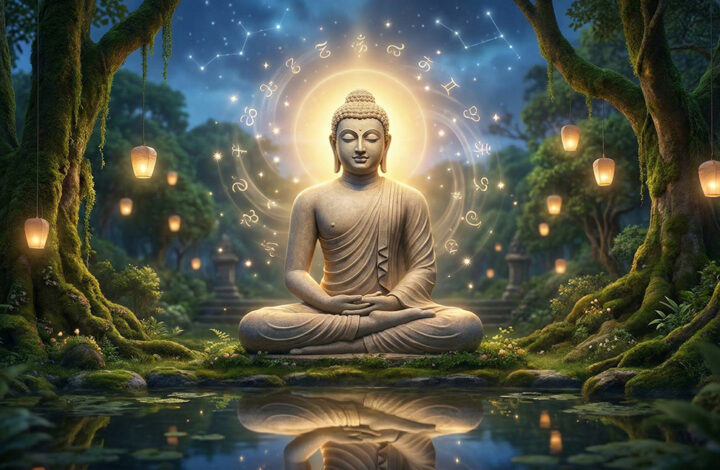 Lord Buddha Omniscient Wisdom Worship
